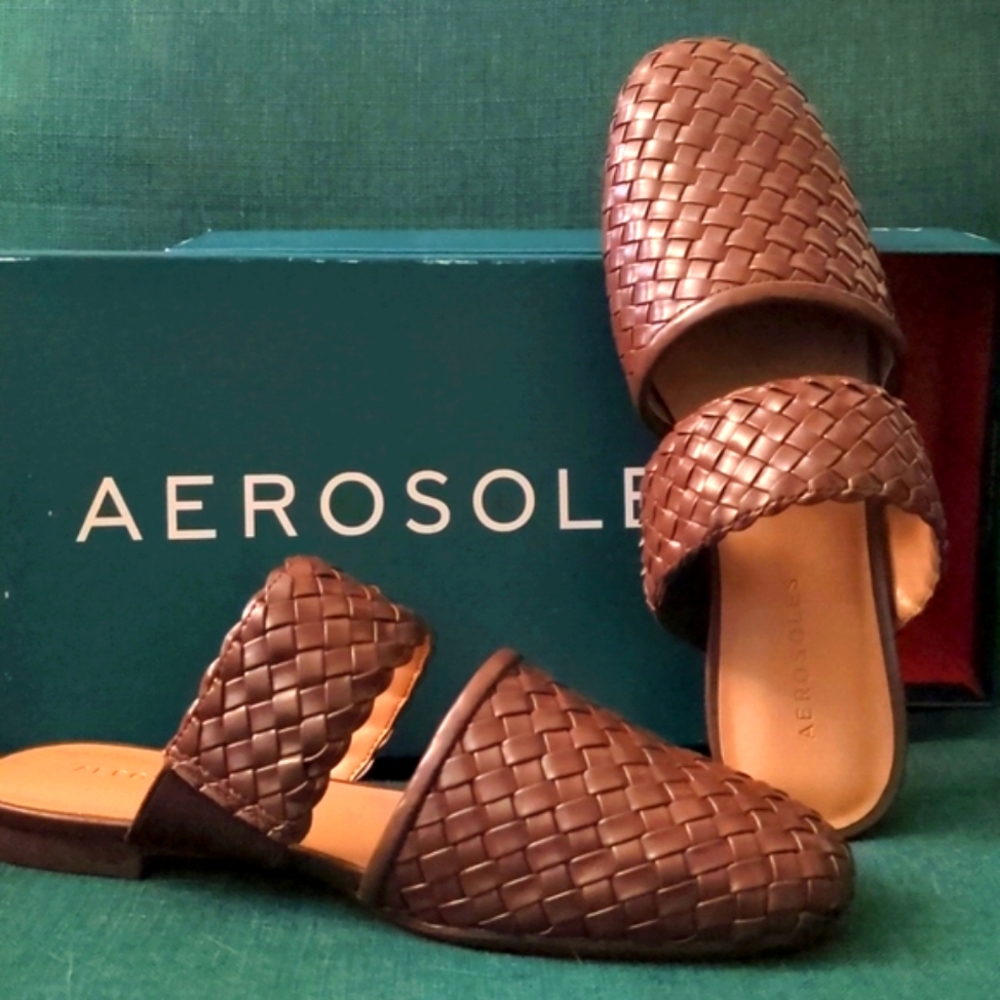 Aerosoles Woven Slide Flats